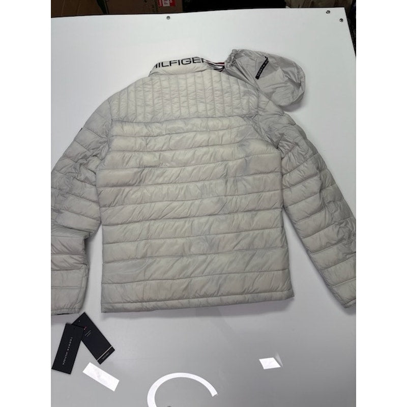 Tommy Hilfiger Quilted Puffer Jacket Packable Jacket Ice Combo Mens Size S