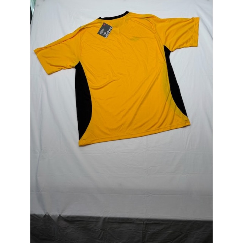 Umbro Manchester Jersey Short Sleeve U91824 OLF SV Yellow/Black Mens Sz XXL