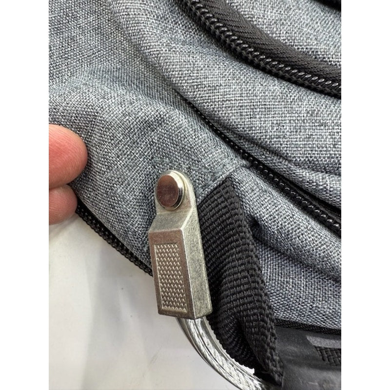Dejuno Commuter Backpack Checkpoint-Friendly 15.6 Laptop Pocket Heather Grey