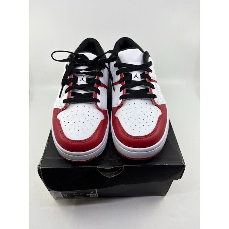 Nike Air Jordan NU Retro 1 Low Sneakers DV5141-611 White Red Black Size 8