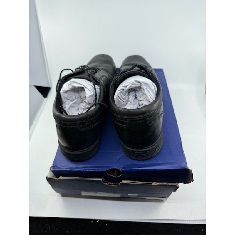 Rockport Charles Road Plain Toe Oxford Leather Shoes Lace-Up Black Mens Size 14W