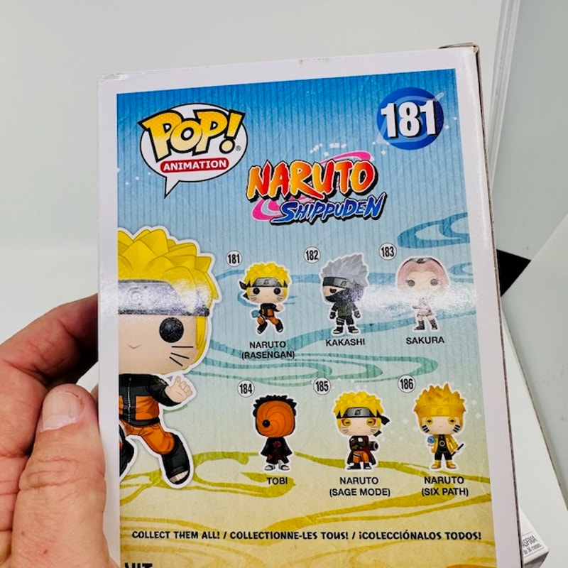 NEW Funko Pop! Naruto: Shippuden - Naruto (Rasengan) #181 Vinyl Figure