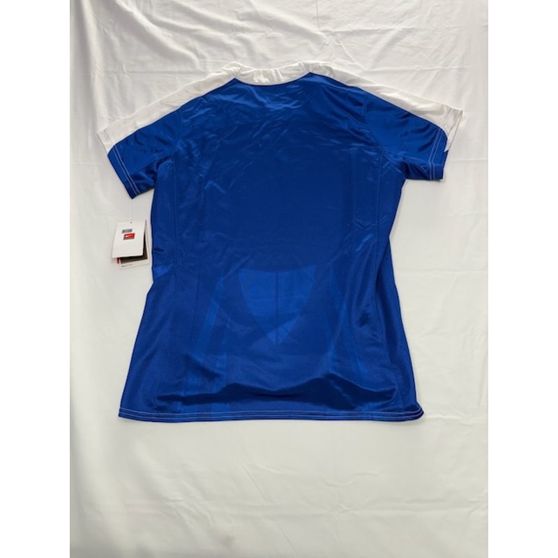 Nike FIT Dry US Game Soccer Jersey Short Sleeve Royal Blue Womens Size L