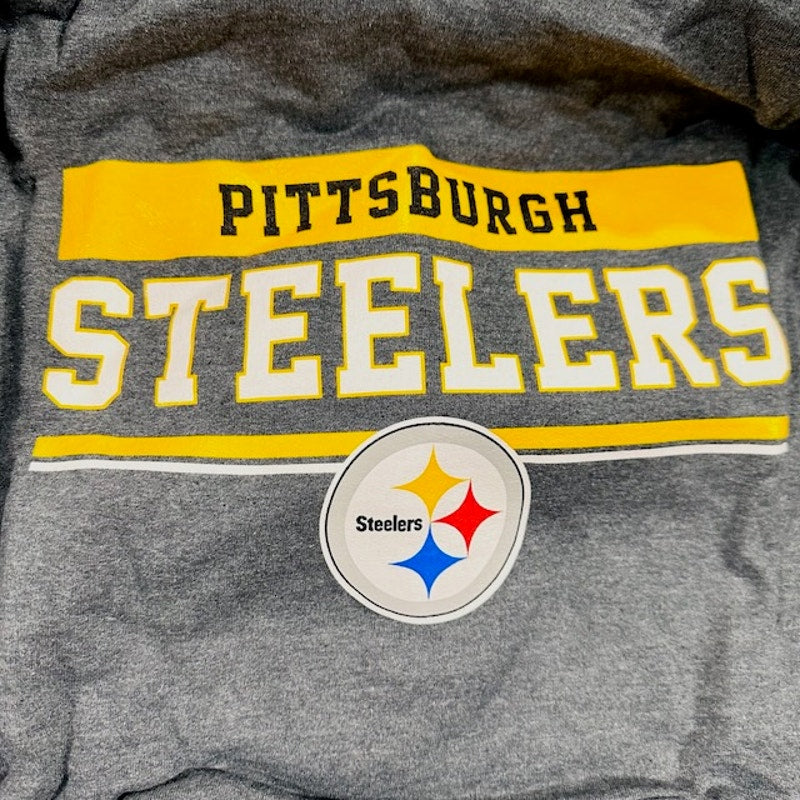 Campus Colors Pittsburgh Game Day Hoodie Sweatshirt Black Size XL