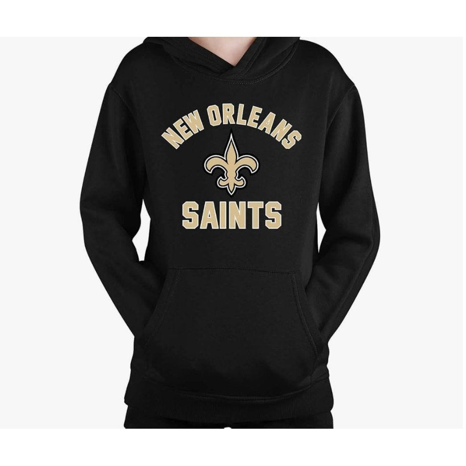 Campus Colors New Orleans Saints Game Day Hoodie Sweatshirt Black 2X