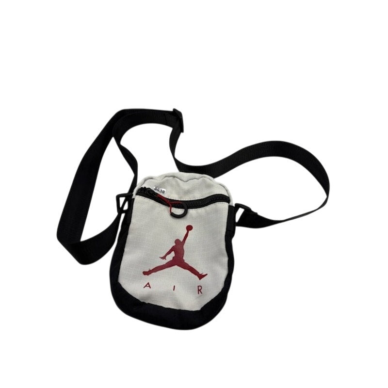 Nike Air Jordan Crossbody Mini Bag Jumpman Shoulder Pouch Logo Print White Red