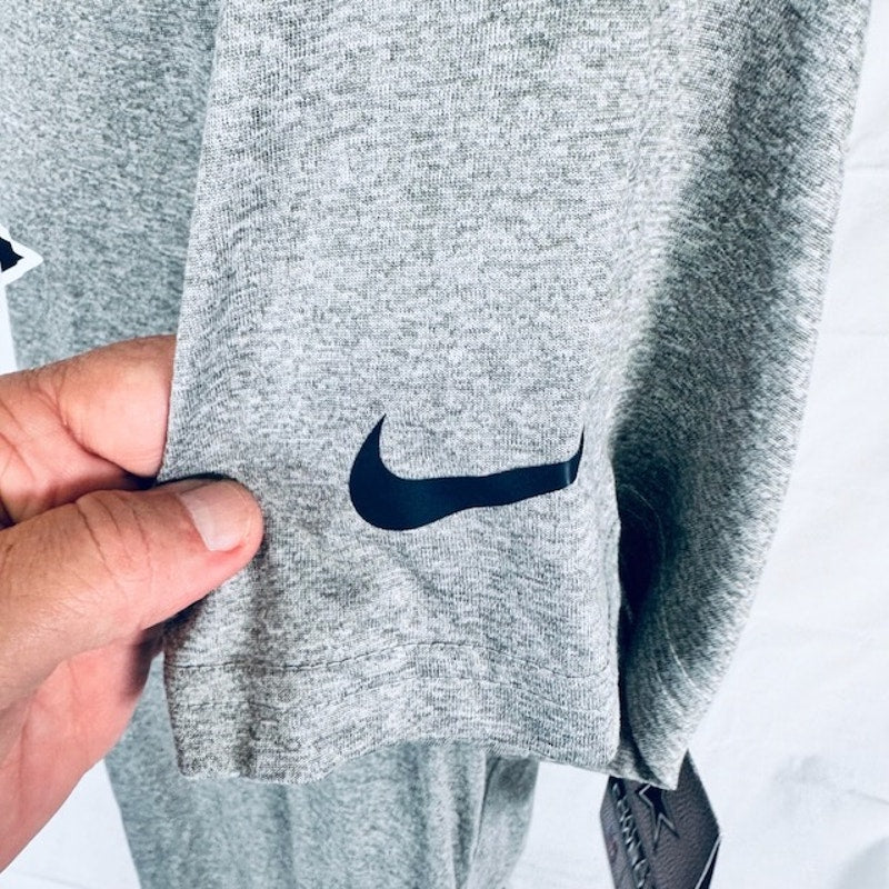 Nike Dallas Cowboys Legend Performance Logo Essential 3 T-Shirt Gray Mens L