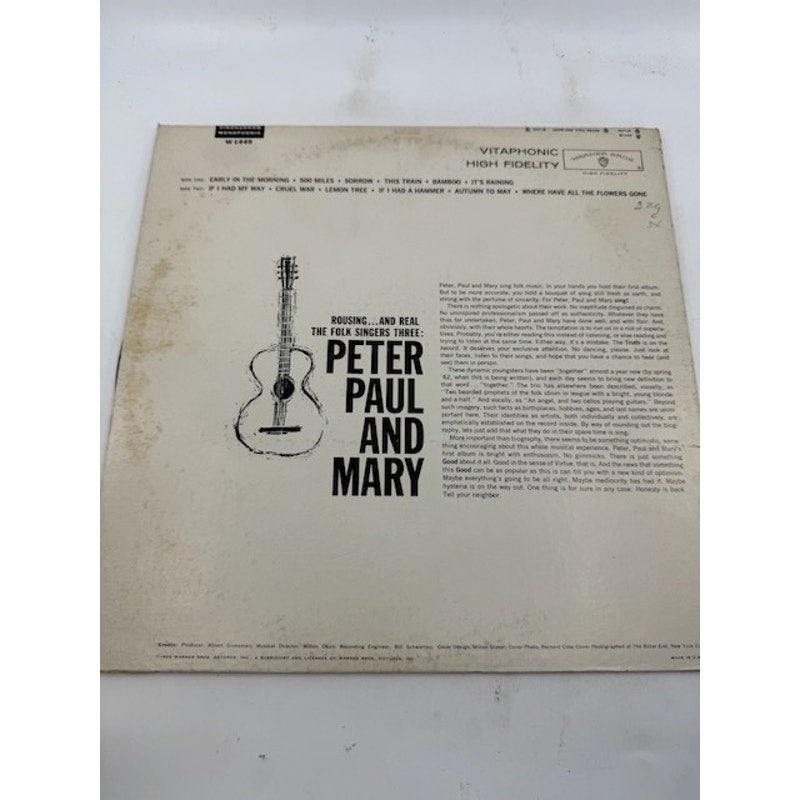 Peter, Paul And Mary Vinyl Record Album