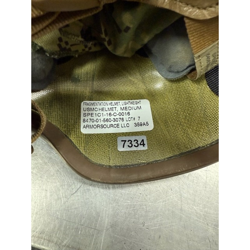 ArmourSource U.S.M.C Fragmentation Lightweight Ballistic Helmet Green Size M