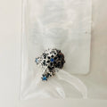 Icy Snowflake Drop Dangle Charm Pendant Sterling Silver