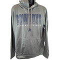 New Era NFL Dallas Cowboys Combine Training Pullover Hoodie Gray Mens Size L