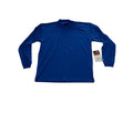 Wilson Long Sleeve Performance Shirt High Neck Pullover Blue Mens Size M