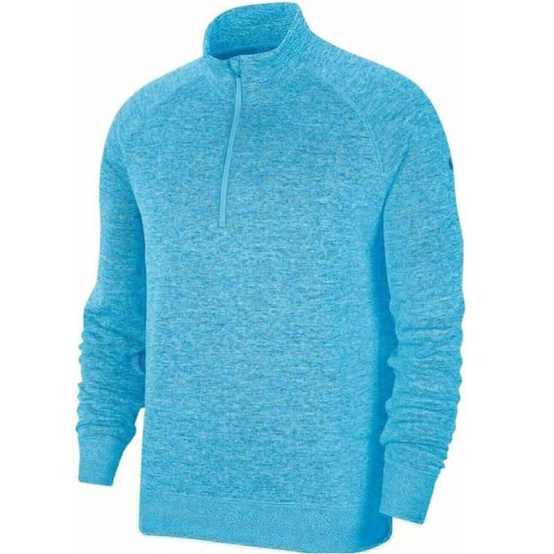 Nike Dri-FIT Player 1/2 Zip Golf Sweatshirt Pullover Cool Blue Mens Medium