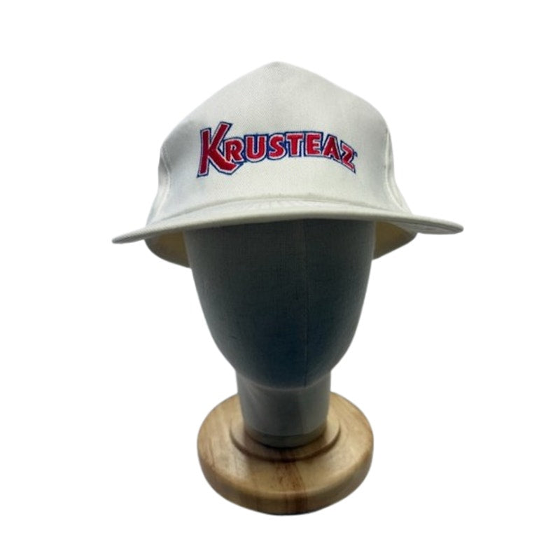 Krusteaz Snapback Hat Embroidered Logo Cap USA White Mens Unisex One Size