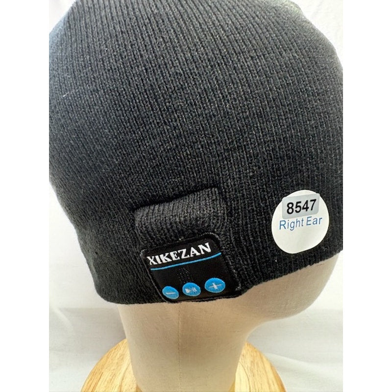 XIKEZAN Bluetooth Beanie Hat Wireless Speaker Mic Winter Cap Black Adult OS