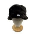 Saks Fifth Avenue Faux Fur Bucket Hat Soft Plush Winter Cap Brown Womens OSFM
