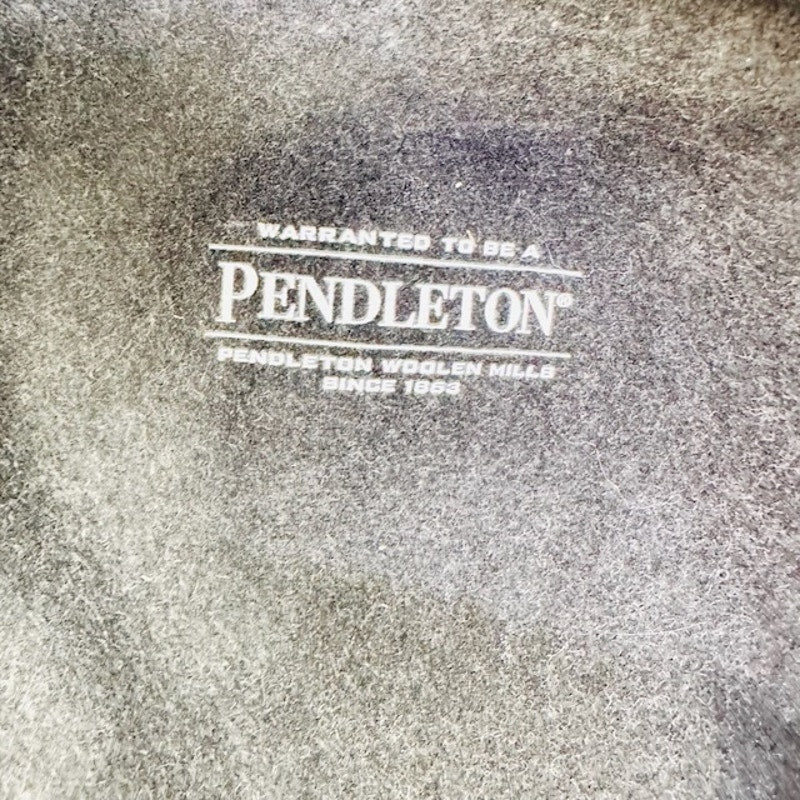 Pendleton Wool Beret Cap Driving Casual Outdoor Felt Black Mens One Size