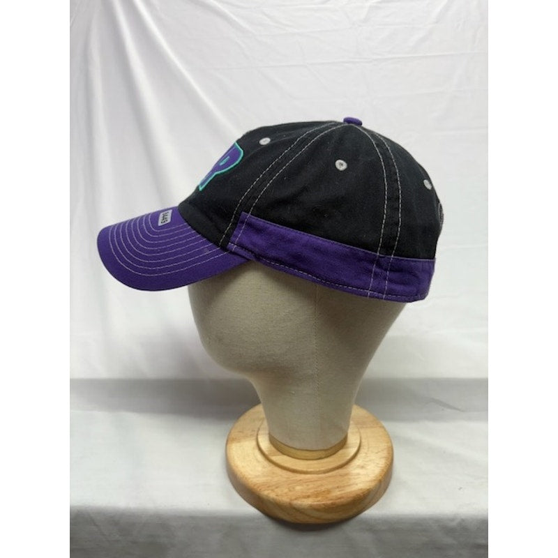 Nike Baseball Cap Air Logo Snapback Hat Cotton Black Purple Unisex One Size