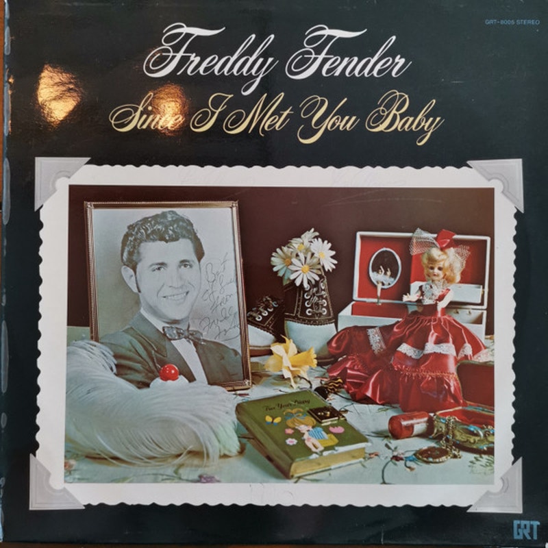 Freddy Fender – Since I Met You Baby 1975 Vinyl Album Record