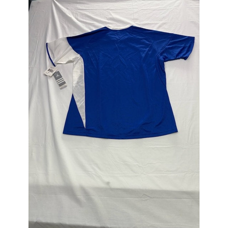 Adidas Tiro Soccer Football Jersey Short Sleeve Cobalt/White Womens Size XL