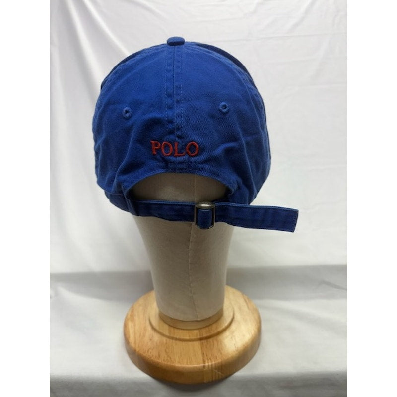 Polo Ralph Lauren Cap Red Pony Adjustable Strapback Blue Unisex Adult One Size