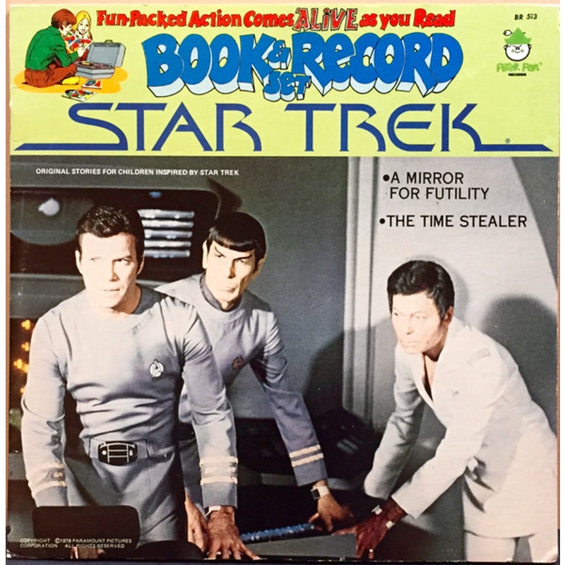 Star Trek Book and Record Set - A Mirror For Futility / The Time Stealer Vinyl