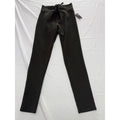 Material Girl Leggings Lace Up Waist Stretch Pants Black Womens Size XS