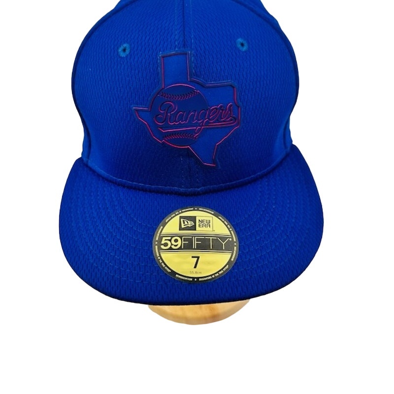 New Era MLB Texas Rangers Clubhouse Collection 59Fifty Cap Blue Mens 7