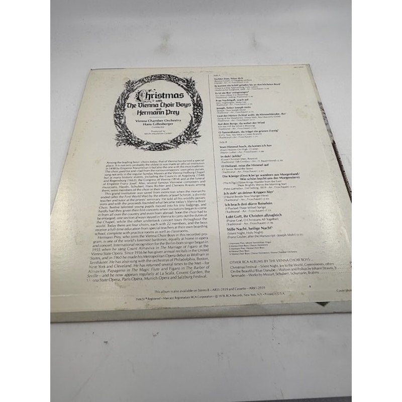 Christmas with the Vienna Choir Boys and Hermann Prey Vinyl Album Record