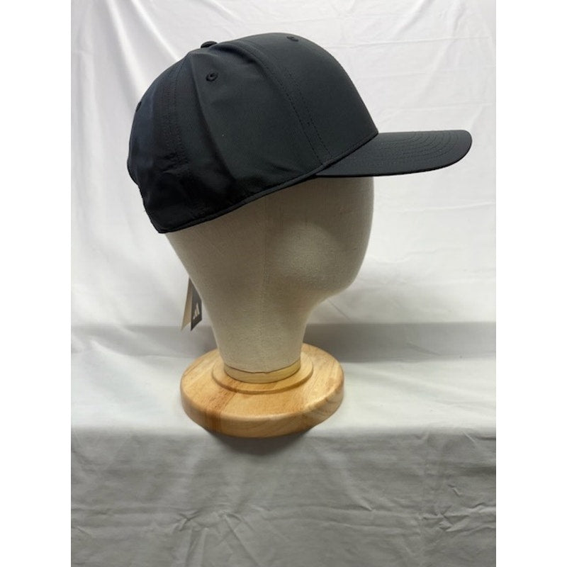 Adidas Adjustable Snapback Hat Athletic Cap All Black Unisex Adult OSFM