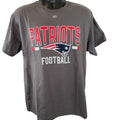 Junk Food NFL New England Patriots Comeback T-Shirt Short Sleeve Gray Mens L