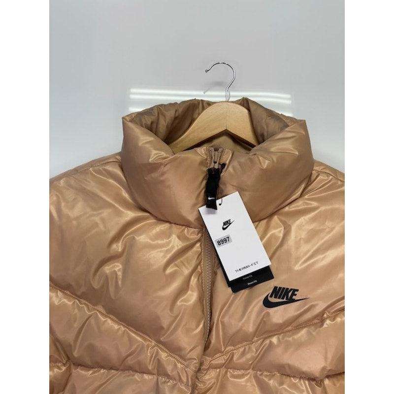 Women's Nike City Series Therma Jacket Tan DH4079-200 NWL Gold Tan Large Womens