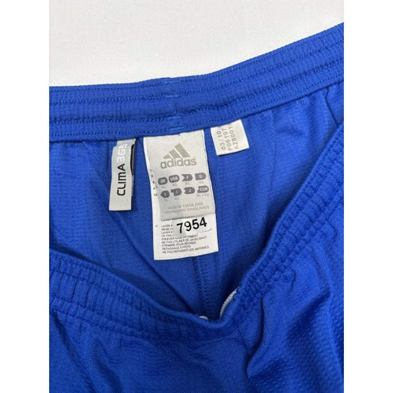 Adidas Climacool Activewear Shorts Elastic Waist Royal Blue/White Womens XL