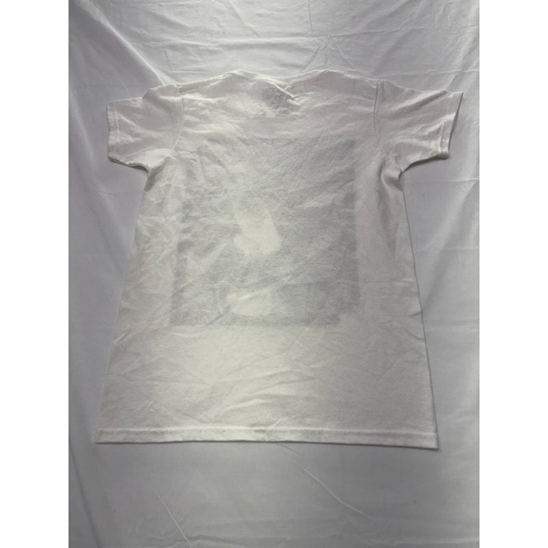 George Michael Graphic T-Shirt Short Sleeve Crewneck Cotton White Womens XS