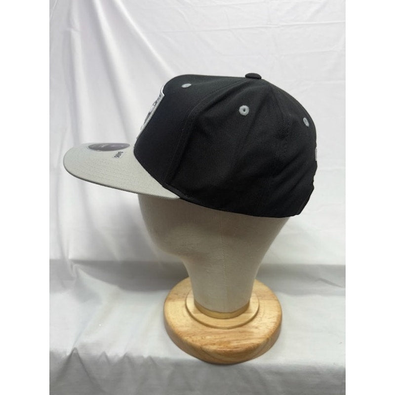 NFL Las Vegas Raiders Cotton 9FIFTY Snapback Hat Black/Silver Unisex Youth