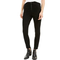 Calvin Klein High Rise Skinny Ankle Jeans Button-Fly Denim Black Womens Size 27