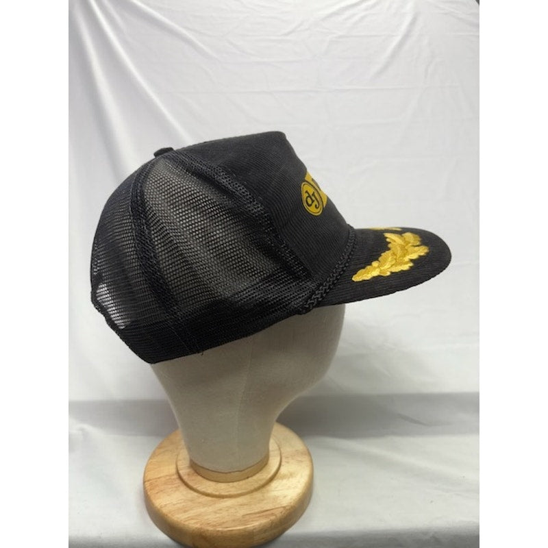 Otto Cap De Jersey Corduroy Rope Snapback Hat Gold Leaf Black Unisex OS