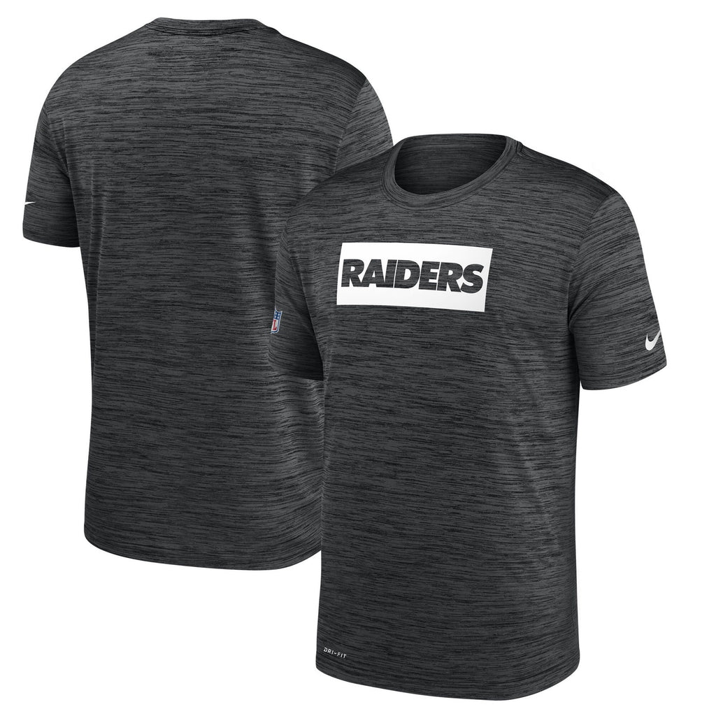 Nike NFL Las Vegas Raiders Legend Velocity Performance T-Shirt Black Mens L