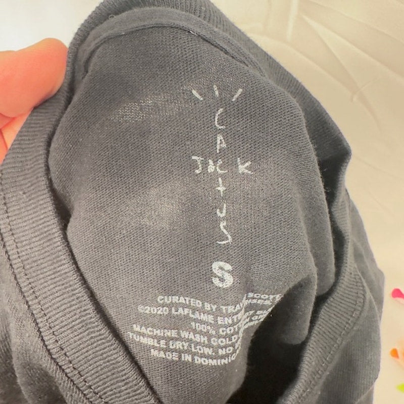 Travis Scott x McDonald's Sesame Inv T-Shirt Short Sleeve Graphic Black Size S
