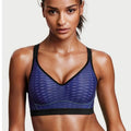 Victoria's Secret Incredible Sports Bra Maximum Support Blue Black Women 32C
