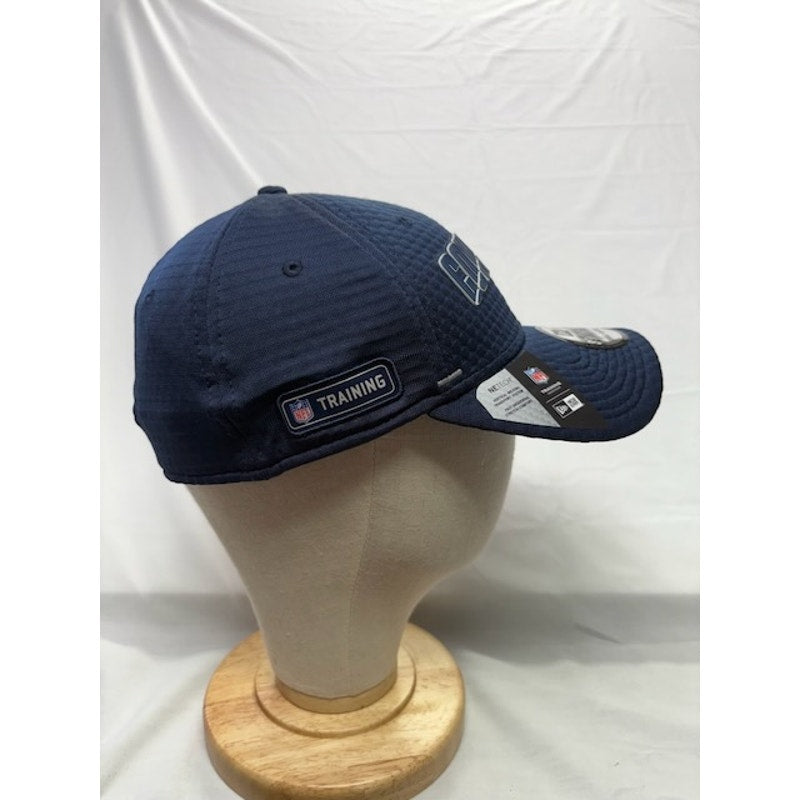 New Era Dallas Cowboys 39THIRTY Flex Fit NFL Training Cap Navy Mens Size S/M
