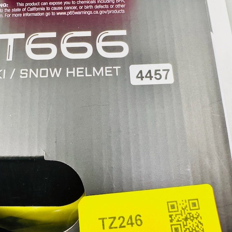 Stomp ST666 Ski & Snowboarding Snow Sports Helmet Matte Green Lemon