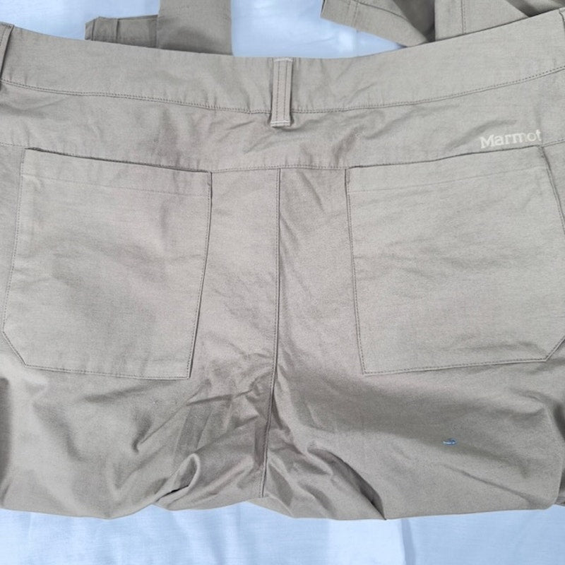 Marmot 4th And E Pants Tapered Leg Chino Khaki Stretch Cavern Brown Mens 38