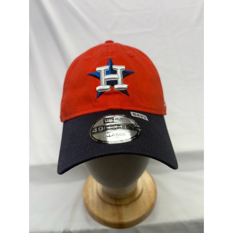 New Era Houston Astros Baseball Cap 49FORTY Fitted MLB Hat Red Mens Size XL