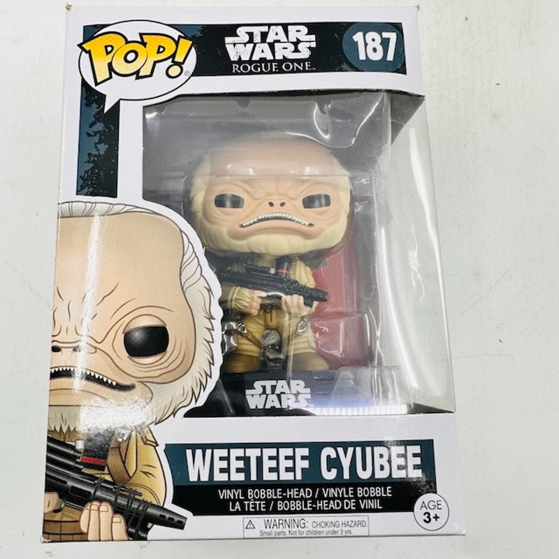 Funko Pop Movies Star Wars: Rogue One - Weeteef Cyubee Bobble Head #187