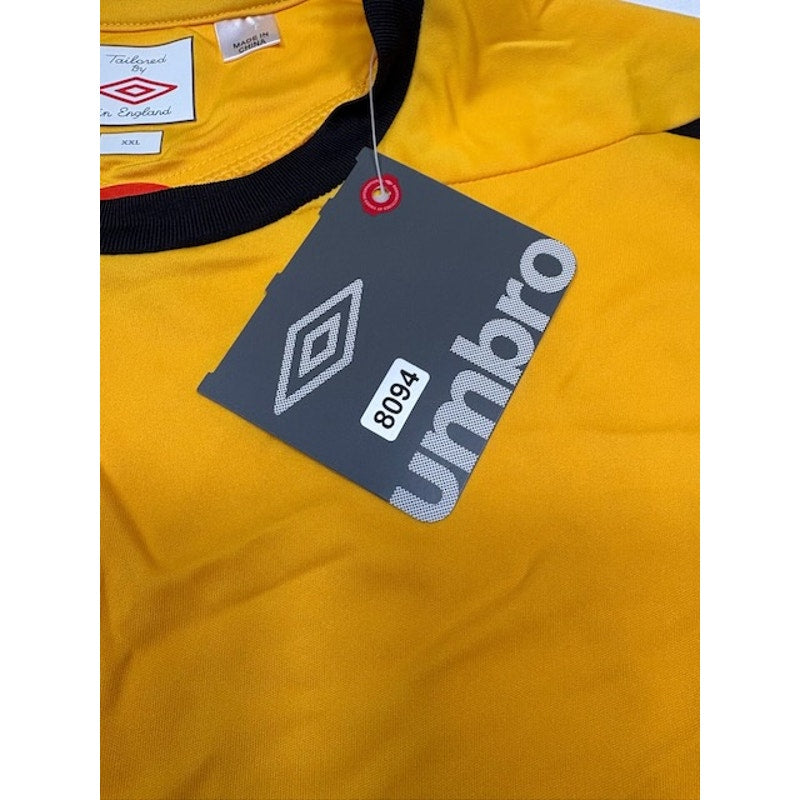 Umbro Manchester Jersey Short Sleeve U91824 OLF SV Yellow/Black Mens Sz XXL