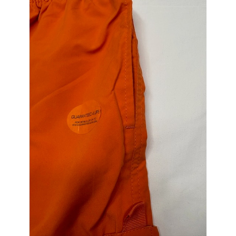Avia Elastic Waist Athletic Cargo Shorts Pull-On Orange Womens Size XL
