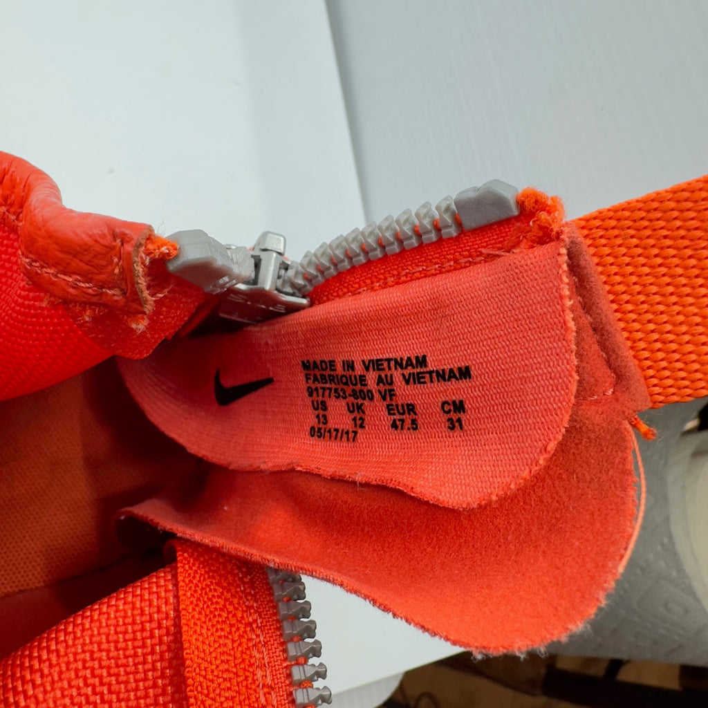 Nike SF Air Force One AF1 Mid Sneaker Shoes 917753-800 Team Orange White Mens 13