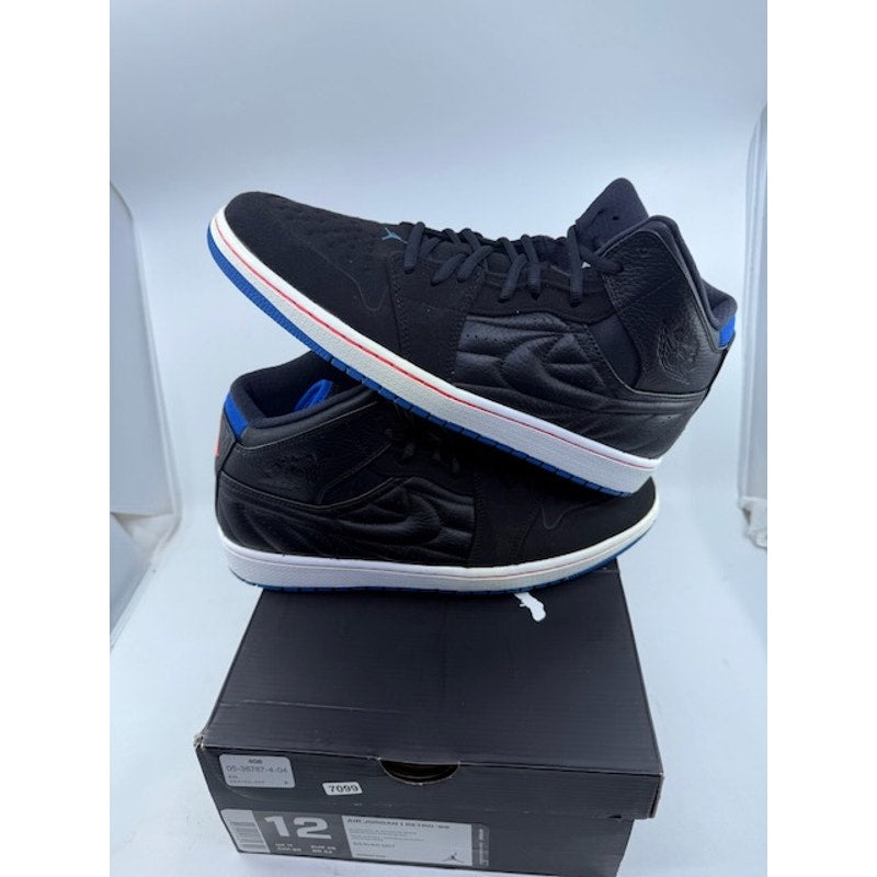 Nike Air Jordan 1 Retro '99 Basketball Shoes 654140-007 Black Mens Size 12