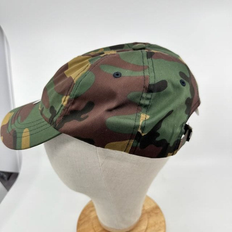 Yupoong The Classics Flexfit Camo Dad Cap Adjustable Fit Brown Green Mens OS